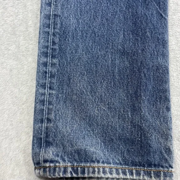 Vintage Levis 501 Jeans Mens 32x33 Blue Button Fly Denim Pants (Tag35x36) - Picture 4 of 16